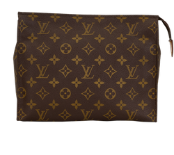 Louis Vuitton Toiletry Pouch 26, Canvas,  Mono, TH8903, 2*